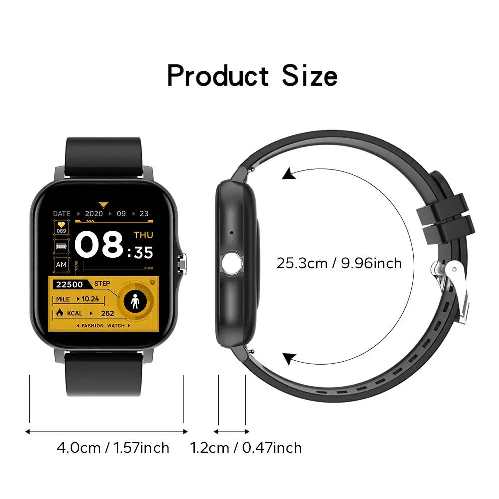 "2023 Smart Watch with 1.44'' Color Display | Bluetooth Calling, Blood Oxygen & Pressure Monitor | Compatible with Android | Unisex Fitness Tracker\