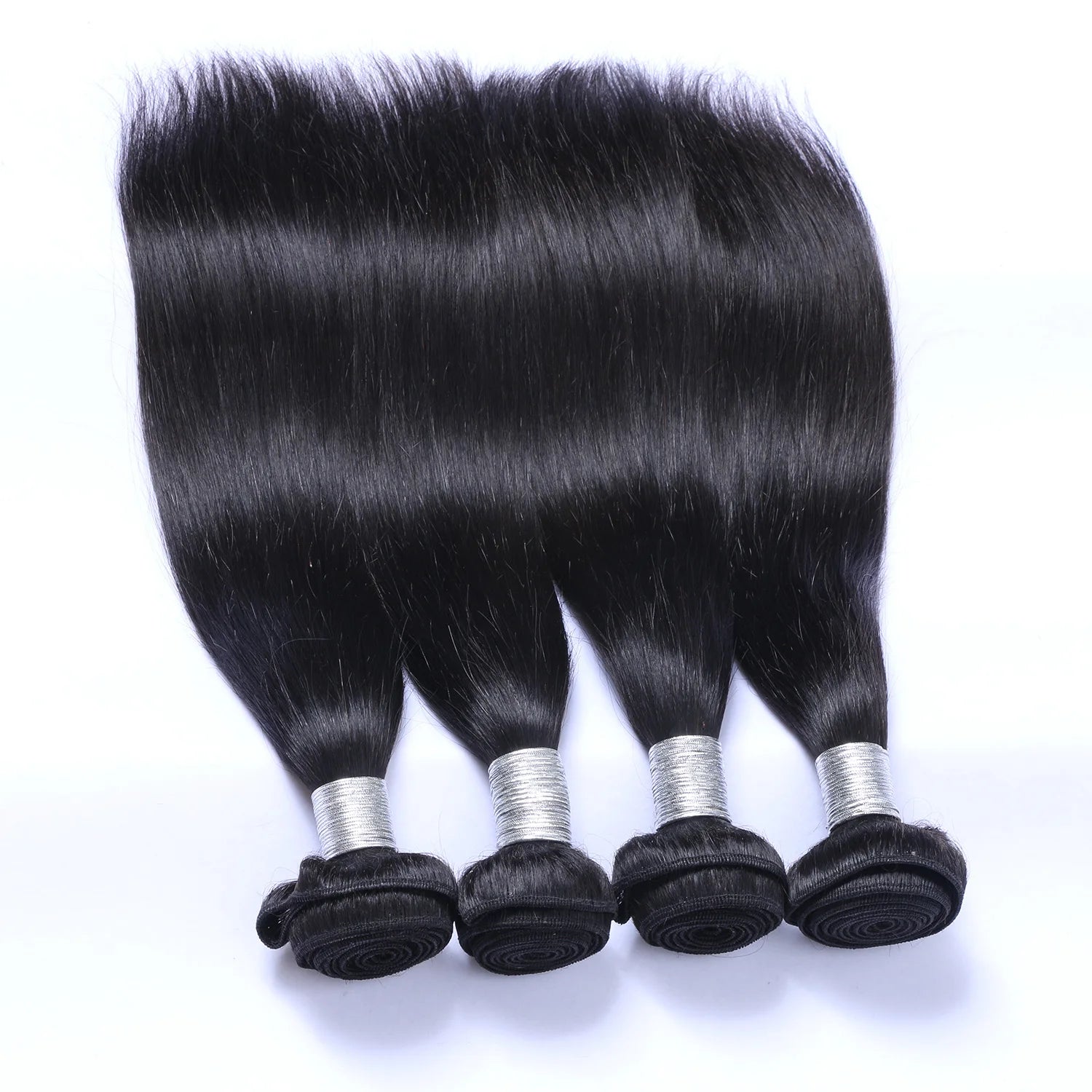 10-36inch Brazilian Straight Human Hair Bundles Natural Color Remy Hair