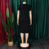 Elegant Dresses for Woman 2025 O Neck Short Sleeve Sheath Package