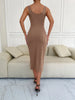 2025Summer European And American Suspender Dress Slim And Sexy