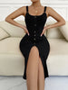 2025Summer European And American Suspender Dress Slim And Sexy