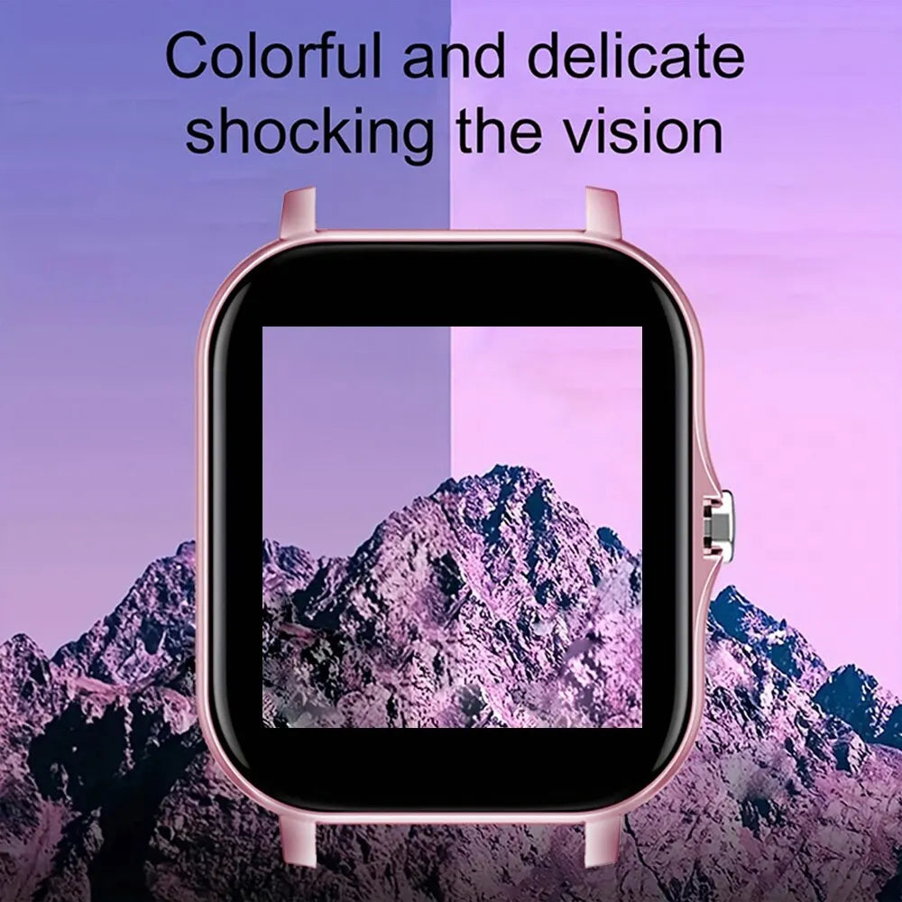 "2023 Smart Watch with 1.44'' Color Display | Bluetooth Calling, Blood Oxygen & Pressure Monitor | Compatible with Android | Unisex Fitness Tracker\