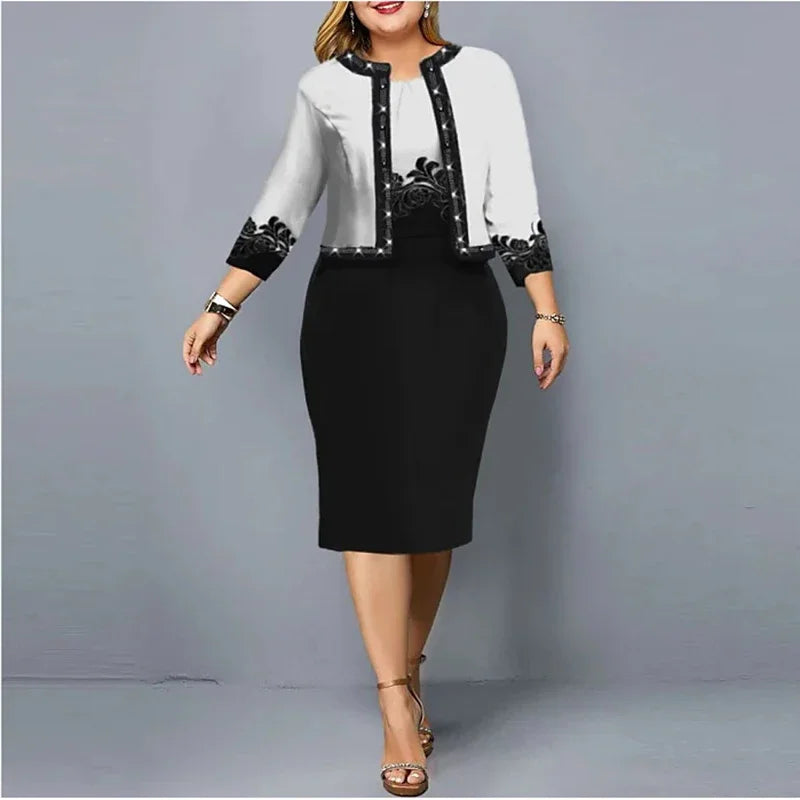Spring Summer New Solid Women Dress Suits Fashion
