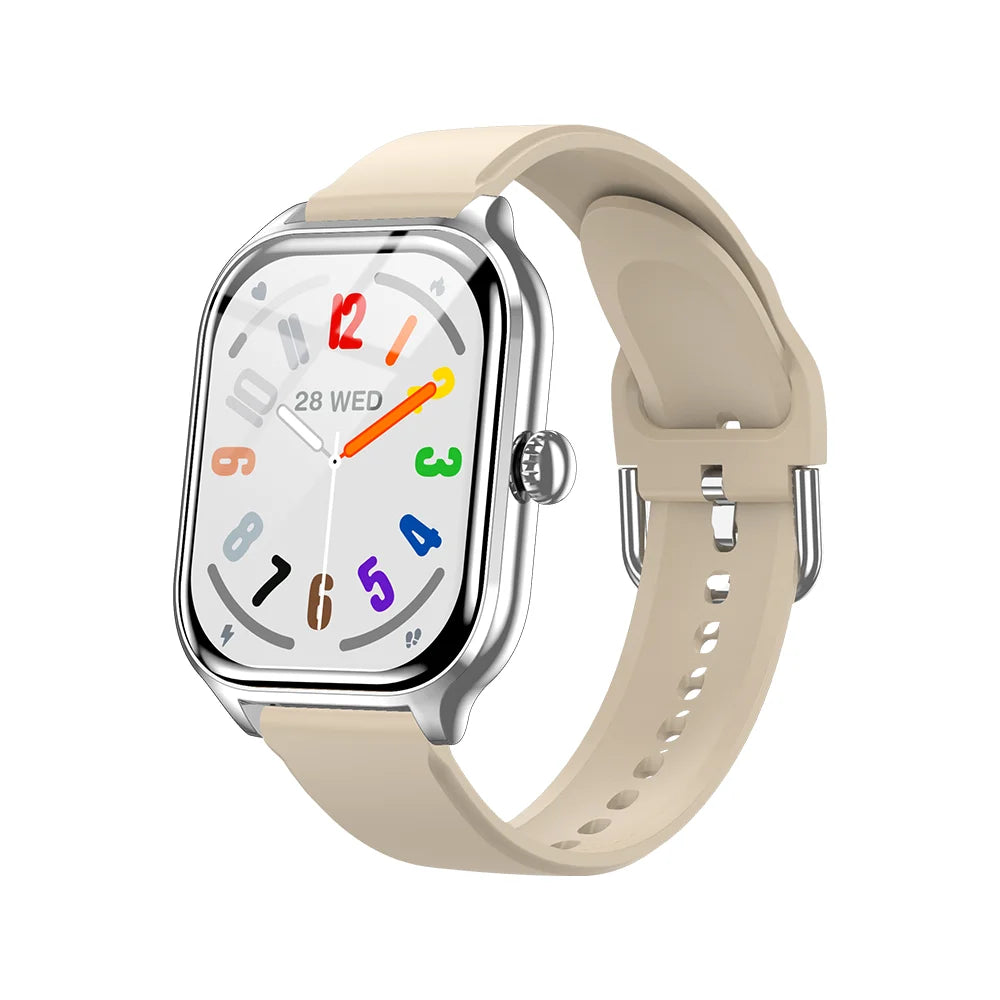 H9 Smartwatch with 2.01'' HD Display – Bluetooth Calling, Message Preview, Fitness Tracking, Weather Updates, Customizable Watch Faces