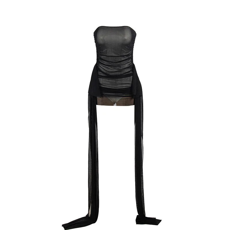 Articat 2025 Summer New Sleeveless Bra Strap Short Women