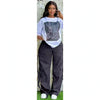 2 Pieces Women's Sets 2025 Spring Summer Pocket Pullover Suit Short Sleeve