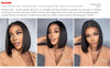 200 Density 13x4 Straight Short Bob Wig Lace Front Human Hair Wigs For Women
