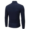 Autumn Winter Men's High Neck T-shirt Slim Fit Fashion High