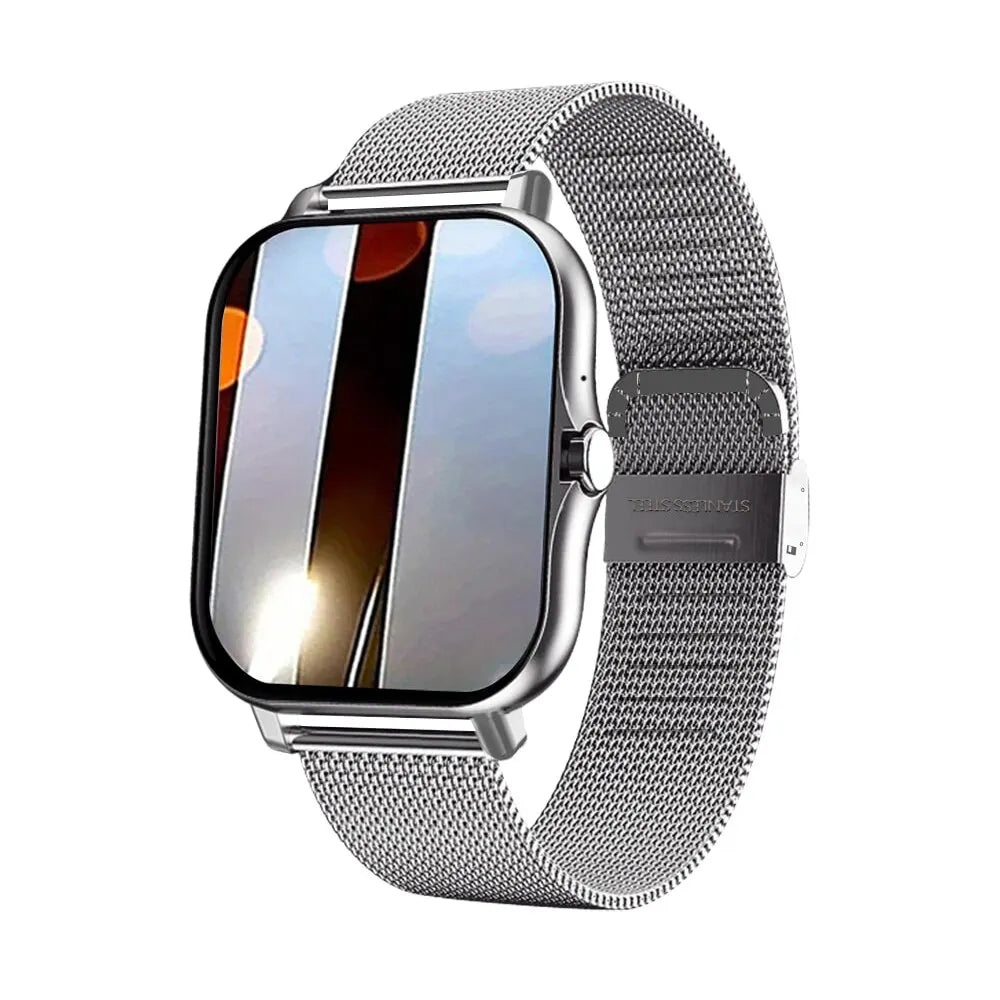 "2023 Smart Watch with 1.44'' Color Display | Bluetooth Calling, Blood Oxygen & Pressure Monitor | Compatible with Android | Unisex Fitness Tracker\