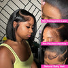 200 Density 13x4 Straight Short Bob Wig Lace Front Human Hair Wigs For Women