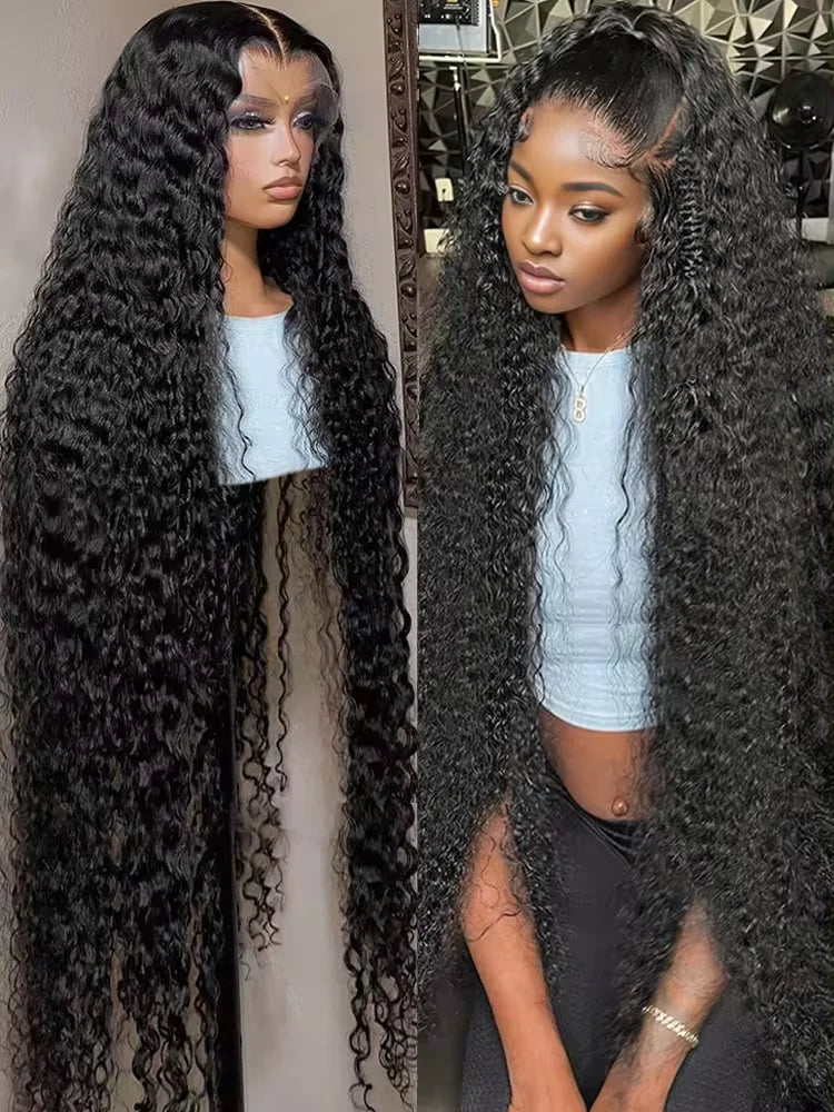50 Inch Deep Wave 13x6 13x4 HD Lace Front Human Hair Wig