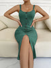 2025Summer European And American Suspender Dress Slim And Sexy
