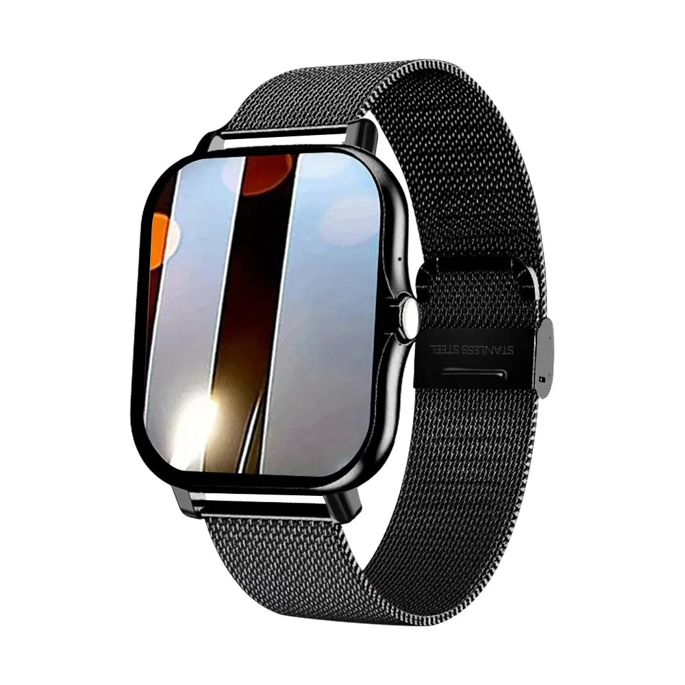 "2023 Smart Watch with 1.44'' Color Display | Bluetooth Calling, Blood Oxygen & Pressure Monitor | Compatible with Android | Unisex Fitness Tracker\