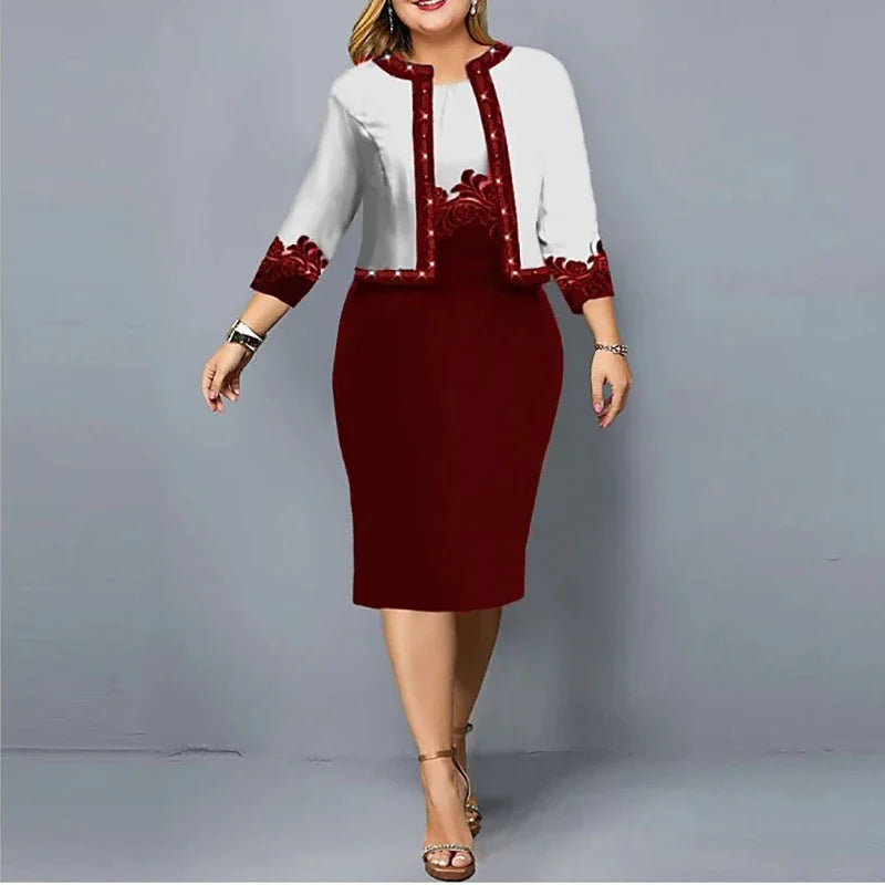 Spring Summer New Solid Women Dress Suits Fashion