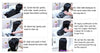 46 50 Inch 13x4 13x6 HD Transparent Bone Straight Lace Front Wigs