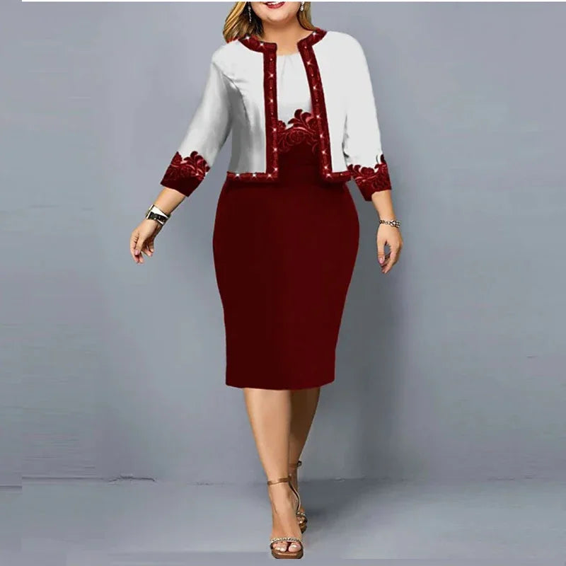 Spring Summer New Solid Women Dress Suits Fashion
