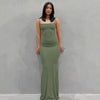 2025 Summer Dresses For Women Sexy Spaghetti Strap Black Long Dress