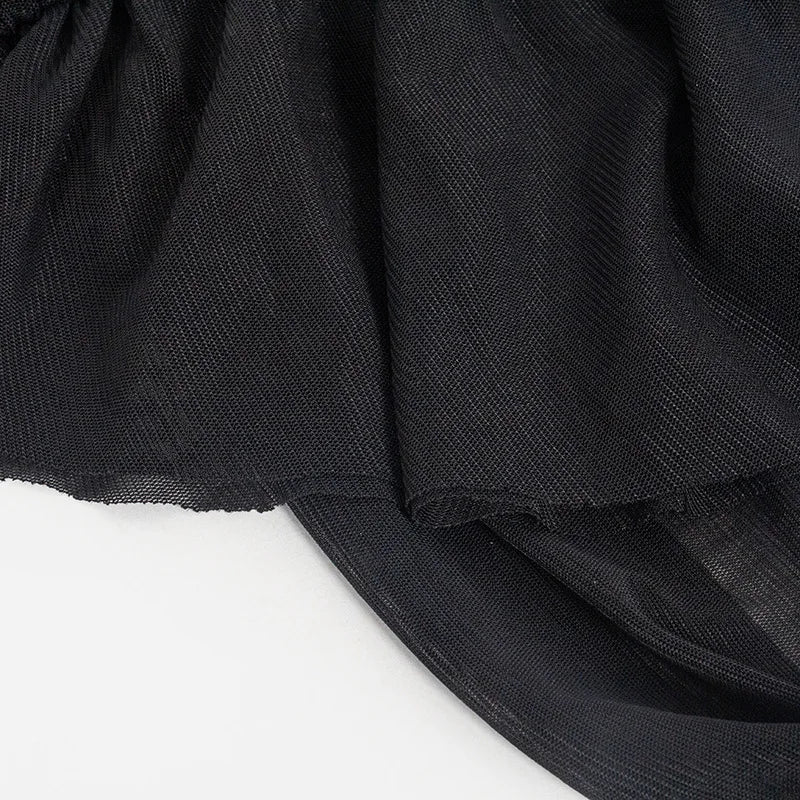 Articat 2025 Summer New Sleeveless Bra Strap Short Women