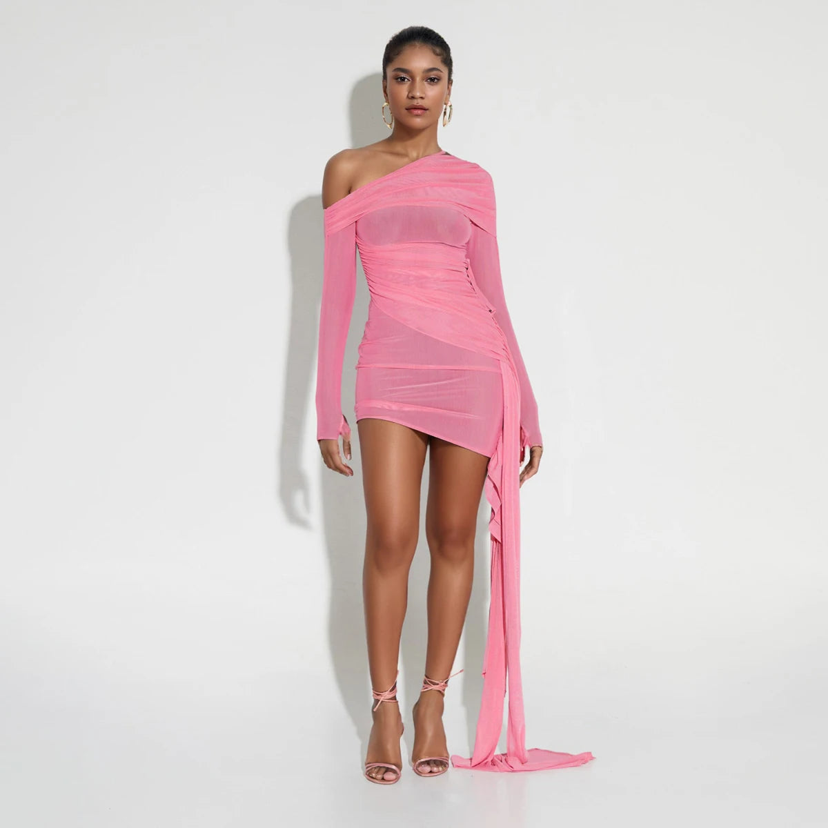 Daring Dress 2025 Sexy Transparent Midi Women
