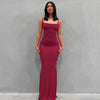 2025 Summer Dresses For Women Sexy Spaghetti Strap Black Long Dress