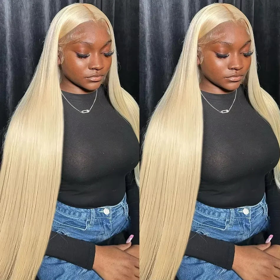 613 Blonde 13x6 Lace Frontal Wigs HD Lace Front Human Hair Wigs