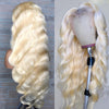 HD Transparent Blonde Body 13x4 13x6 Lace Front Human Hair Wigs