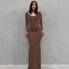 2025 Summer Dresses For Women Sexy Spaghetti Strap Black Long Dress