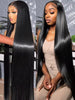 46 50 Inch 13x4 13x6 HD Transparent Bone Straight Lace Front Wigs