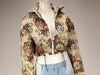 CM.YAYA Washed Denim Women's Set Full Sleeve Floral Jacket