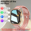 H9 Smartwatch with 2.01'' HD Display – Bluetooth Calling, Message Preview, Fitness Tracking, Weather Updates, Customizable Watch Faces