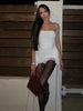 Articat 2025 Summer New Sleeveless Bra Strap Short Women
