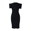 Elegant Dresses for Woman 2025 O Neck Short Sleeve Sheath Package