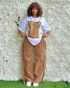 2 Pieces Women's Sets 2025 Spring Summer Pocket Pullover Suit Short Sleeve