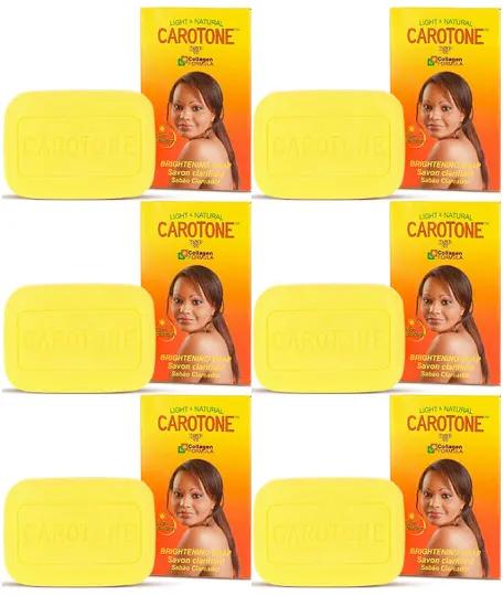 Carotone Brightening Soap Brightening Sun Protection 6.7 Oz 190 Gr Pack Of 3