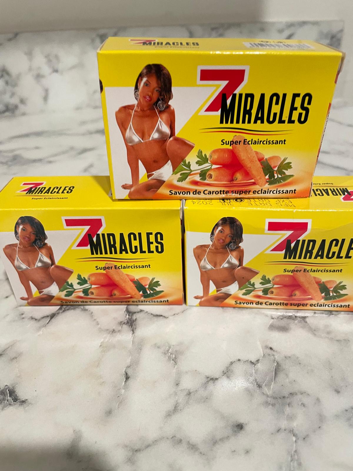7 Miracles Carrot Soap - 80g (pack of 3)