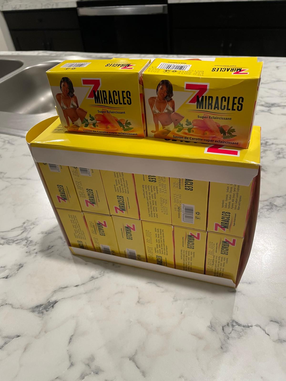7 Miracles Carrot Soap - 80g (pack of 3)
