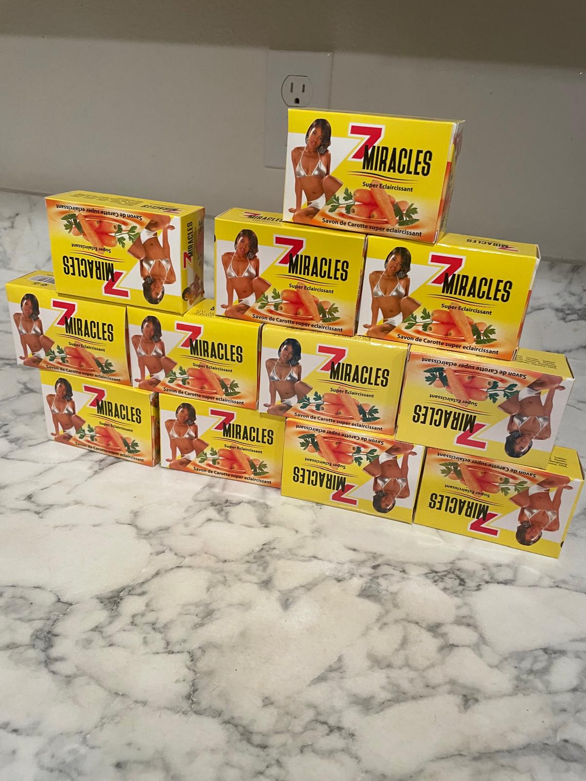 7 Miracles Carrot Soap - 80g (pack of 3)